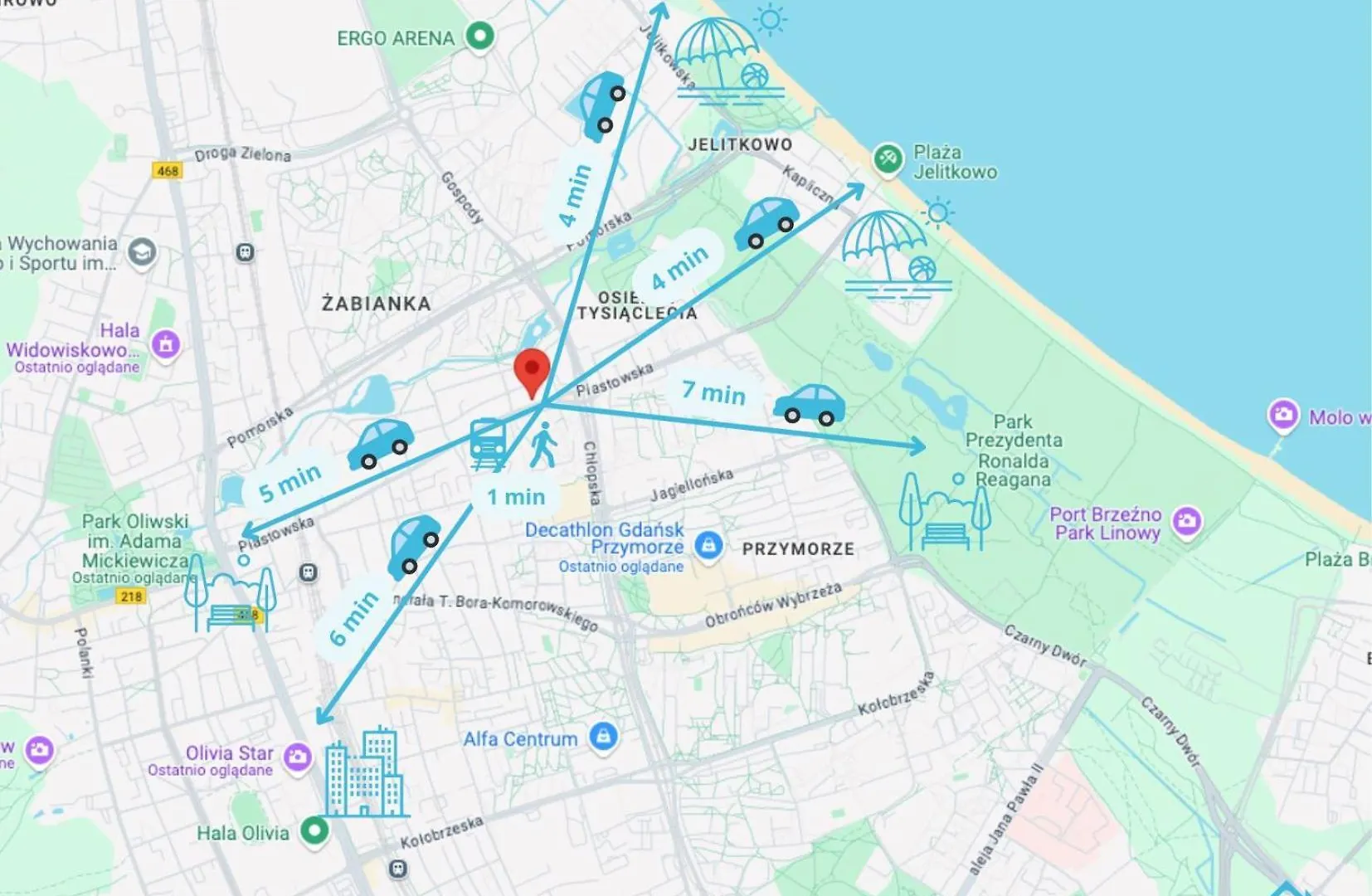 Homestay Zigzag Room - Charming Place, 15 Minutes To Gdansk Old Town & 5 Minutes To Seaside